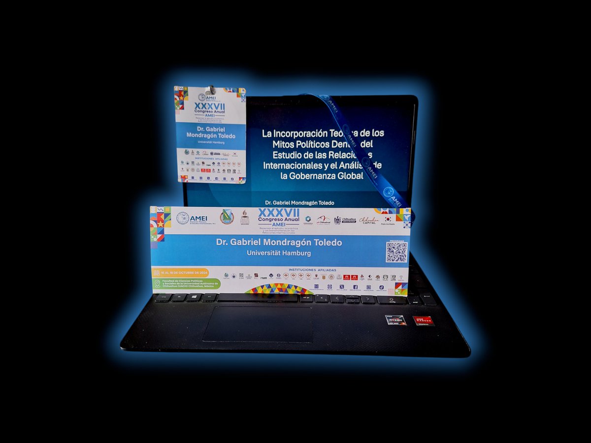 Esta semana tuve el honor de participar en #AMEI #Chihuahua 

Fue una experiencia enriquecedora dónde tuve la oportunidad de conectar con expertos y expertas en diversas áreas y debatir teorías, metodologías y temas cruciales sobre política mundial en un entorno estimulante.#RRII