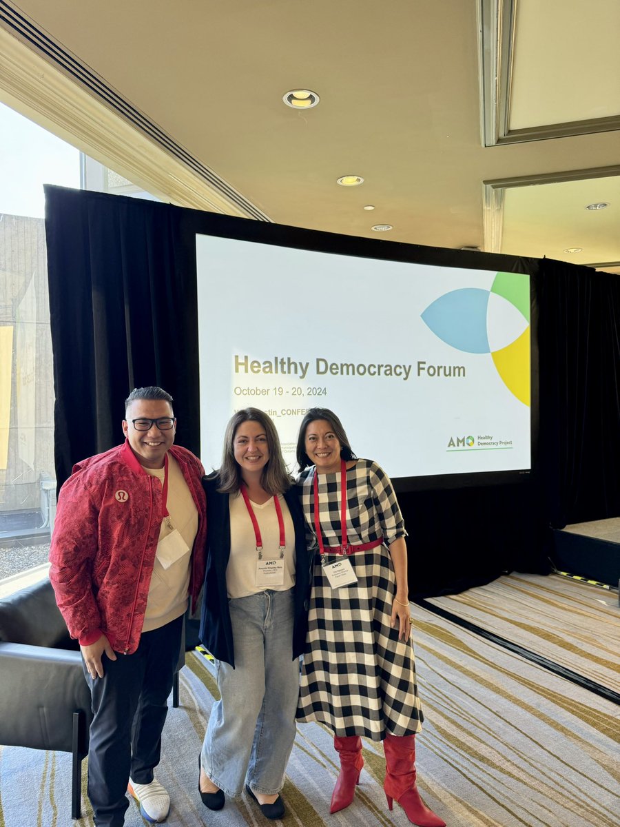 LourozMercader's tweet photo. Loved spending the day at the @AMOPolicy Healthy Democracy Forum representing @ProudPolitics with these powerhouse woman leaders  @RunChiNguyenRun @EqualVoiceCA and @kingsleymalo @polinoworg! #election #democracy #cdnpoli https://t.co/gJCNLUfxBR