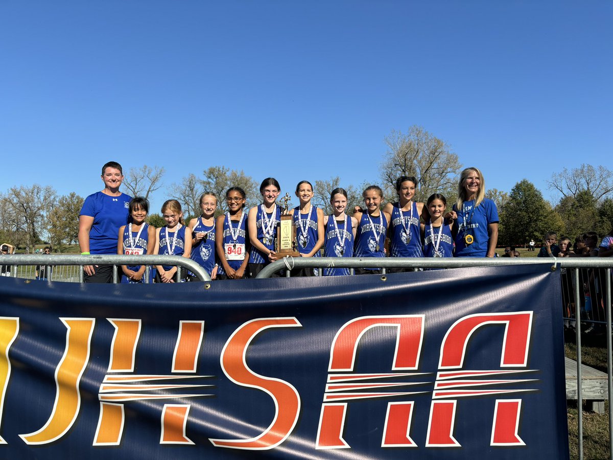 Congratulations to the MMS Girls XC team on their SIJHSAA 1st Place State Championship!!!!  #only5th&amp;6thgraders