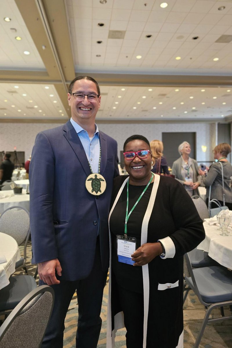 CEOatKZCF's tweet photo. I had the pleasure of meeting James Vukelich Kaagegaabaw at the Council of Michigan Foundations' 52nd Annual Conference last week where he held a session on the profound wisdom of the Seven Grandfather Teachings of the Anishinaabe/Ojibwe peoples. 

These teachings woke up my spirit and brought back memories of my own heritage in Uganda where we were told stories of similar connections to our ancestors. At the end of the day, we are all linked as human beings, and we value the contributions of diverse individuals. Leaning into your connections and inviting others to feel included will foster a more effective, responsive and sustainable approach to social challenges.