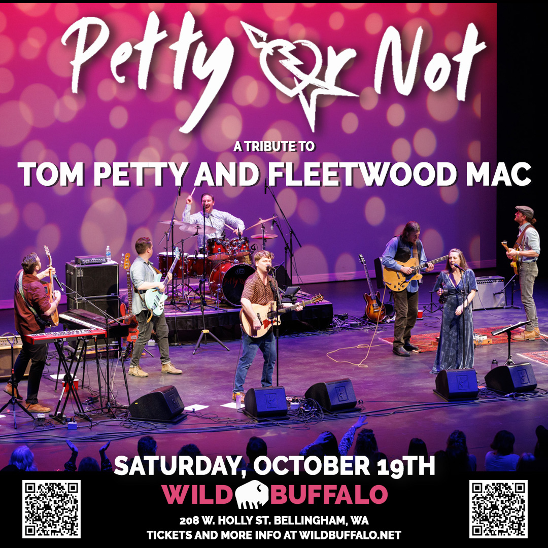 Tonight! Petty or Not, the NW's Premiere Tom Petty and Fleetwood Mac Tribute band, are back on our stage. Tickets are moving fast so get yours before it's too late! Show starts right at 9pm with two sets. 

wildbuffalo.net/#/events/117374