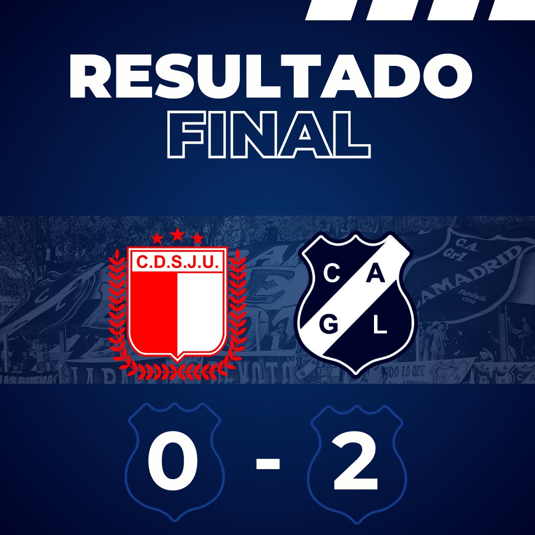 cgrallamadrid's tweet photo. OTRAAAAA VEZ MAAASSSSS GANOOOOOOOOOOOOOOOOOOOOOOOOOO LAMAAAAAAAAAAAAAAAAAAAAAAAAAAAAA 

Con goles de Apa en el primer tiempo y Bilbao en el complemento, el carcelero venció por 2 a 0 a Juventud Unida y sigue prendido en este torneo clausura.

Todos juntos 👊 Somos familia 🫂 https://t.co/sd0eYYNbbQ
