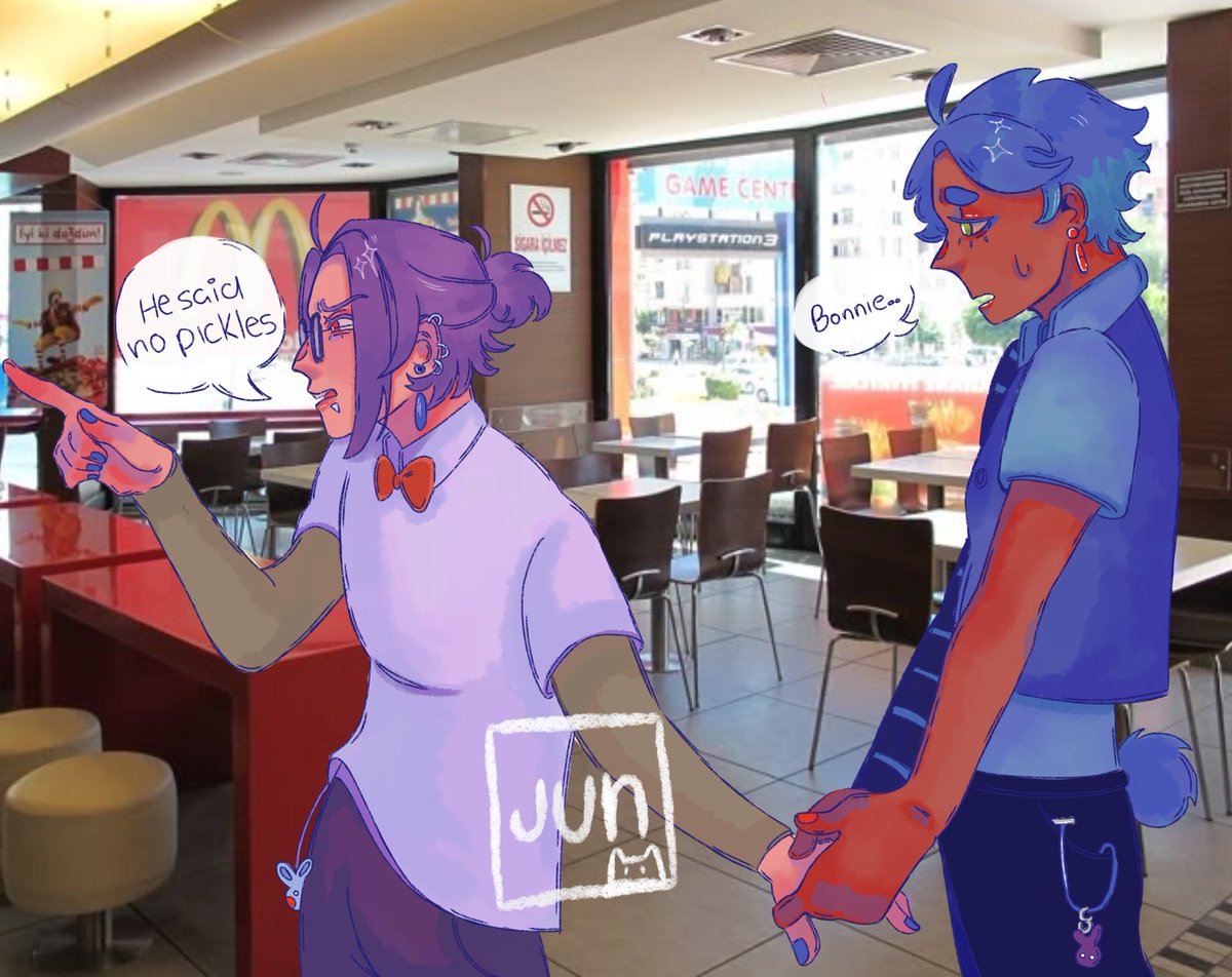 jundrinktete's tweet photo. 40mil por un doble cuarto de libra es una estafa. #FNAFHS #FNAFRE #BXB #Bonnie #bon https://t.co/PmML2RnNaC
