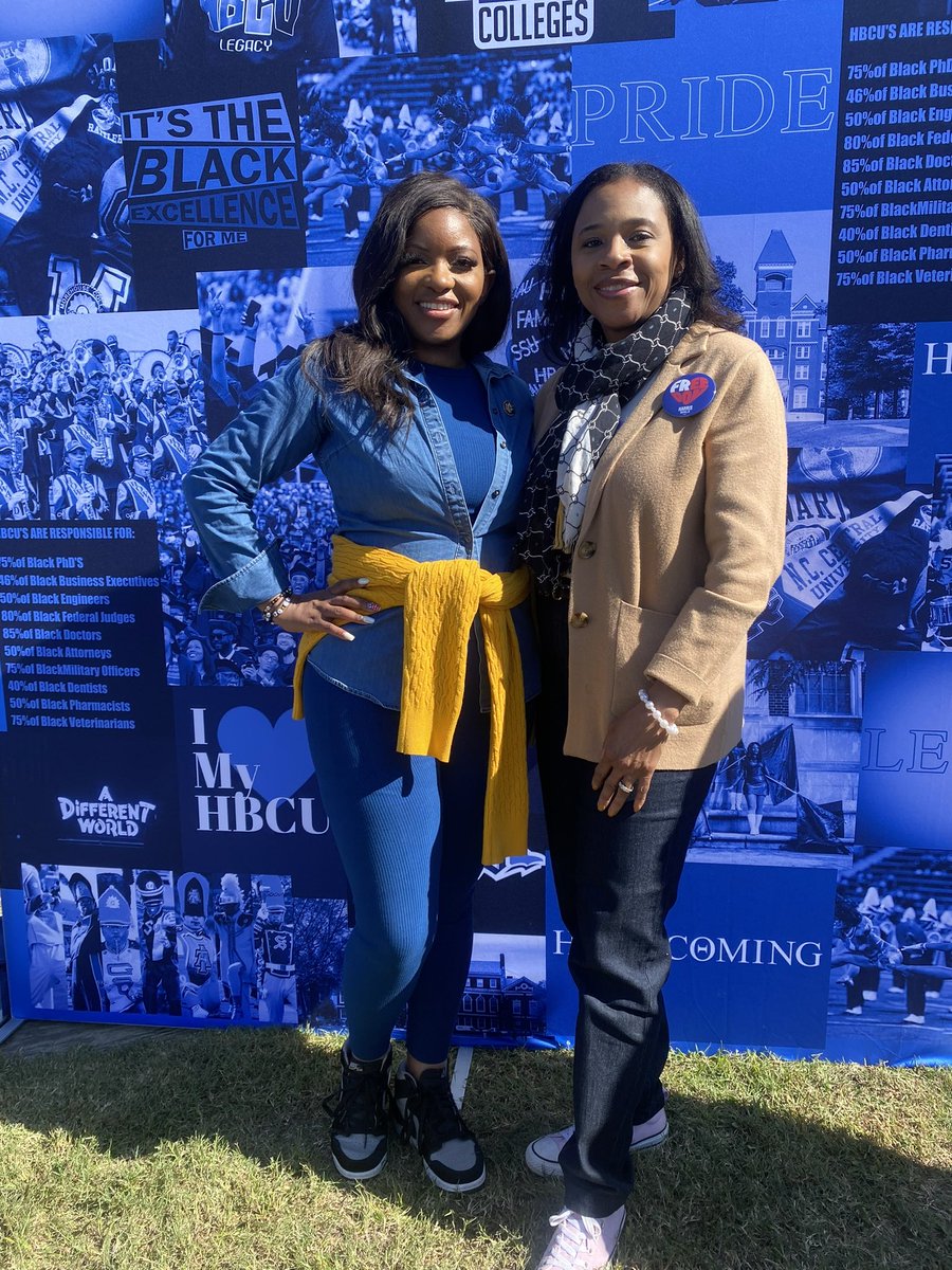 Continuing the celebration at the <a href="/ncatsuaggies/">North Carolina A&T</a> Homecoming Tailgate! 

From making college more affordable to protecting our fundamentals rights and freedoms, <a href="/KamalaHarris/">Kamala Harris</a> and <a href="/Tim_Walz/">Tim Walz</a> will deliver real progress for young Americans.