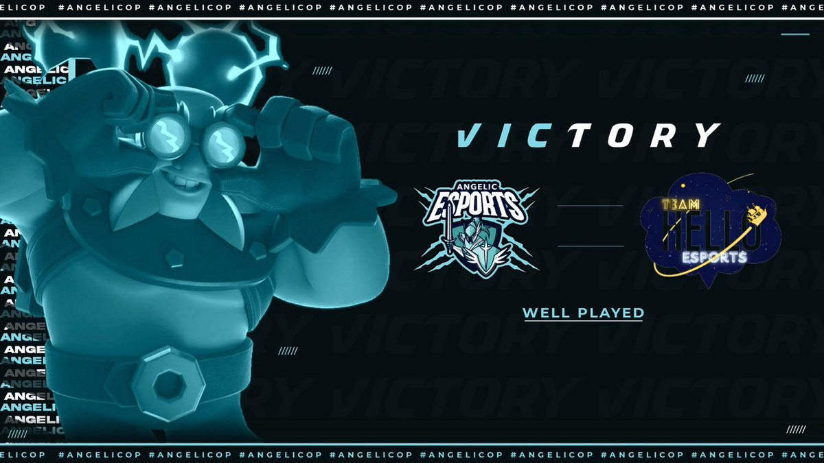 Angelic eSports (@angeliccr_) on Twitter photo #CR | VICTORY
🏆| Colosseum Mini Cup |
<a href="/Colosseum_7/">CLS Community</a>
⚔️| <a href="/TeamHelloCR/">Team Hello</a>
🏹| Finals
🏁| 3-0
We've won our first ever tournament ever since being re-established and we thank everyone for supporting us on this journey. We went unbeaten in the tournament and we want to continue! #CR | VICTORY
🏆| Colosseum Mini Cup |
<a href="/Colosseum_7/">CLS Community</a>
⚔️| <a href="/TeamHelloCR/">Team Hello</a>
🏹| Finals
🏁| 3-0
We've won our first ever tournament ever since being re-established and we thank everyone for supporting us on this journey. We went unbeaten in the tournament and we want to continue!