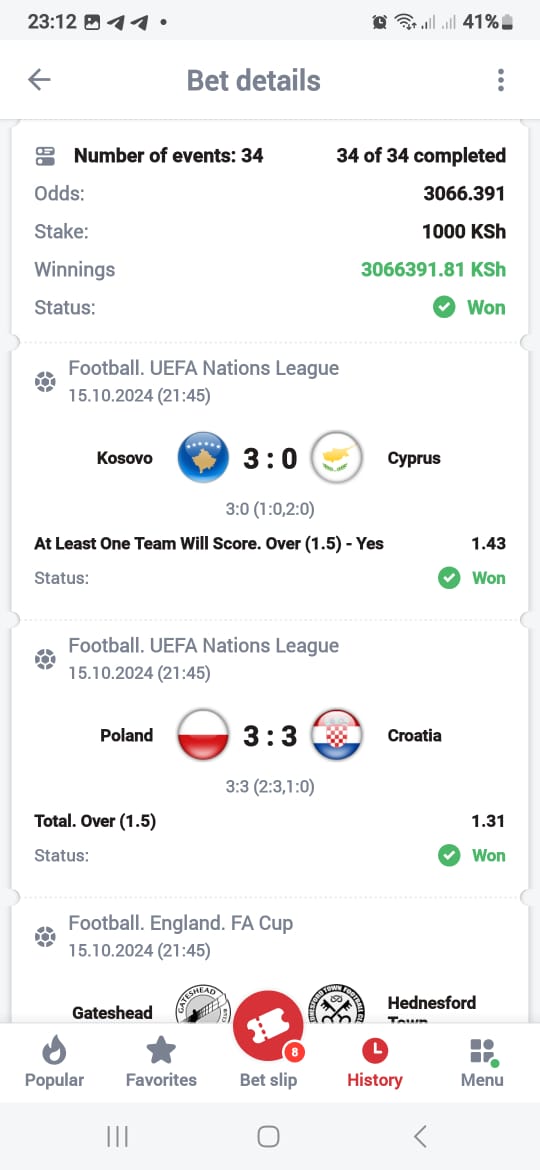 Regina13324's tweet image. Congratulations to those who played 3800,odds๐ค๐ค๐ค๐ค๐๐๐๐๐๐
Retweet, like
Paste mpesa number
Those without 22bet account register
Link welcome.toptrendyinc.com/redirect.aspx?โฆ
Use promocode BHM24 to get up to 19000 welcome bonus