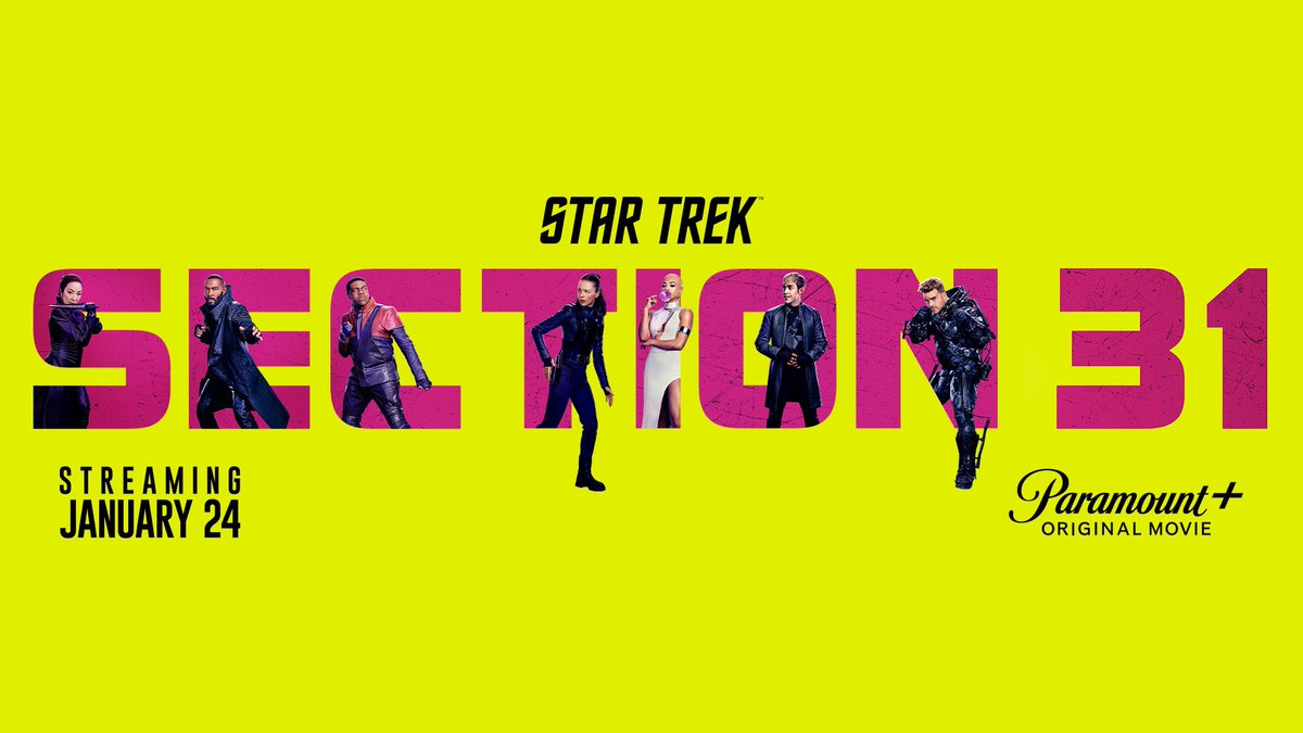 StarTrekOnPPlus's tweet image. These misfits have merit. Stream #Section31 January 24 exclusively on @ParamountPlus