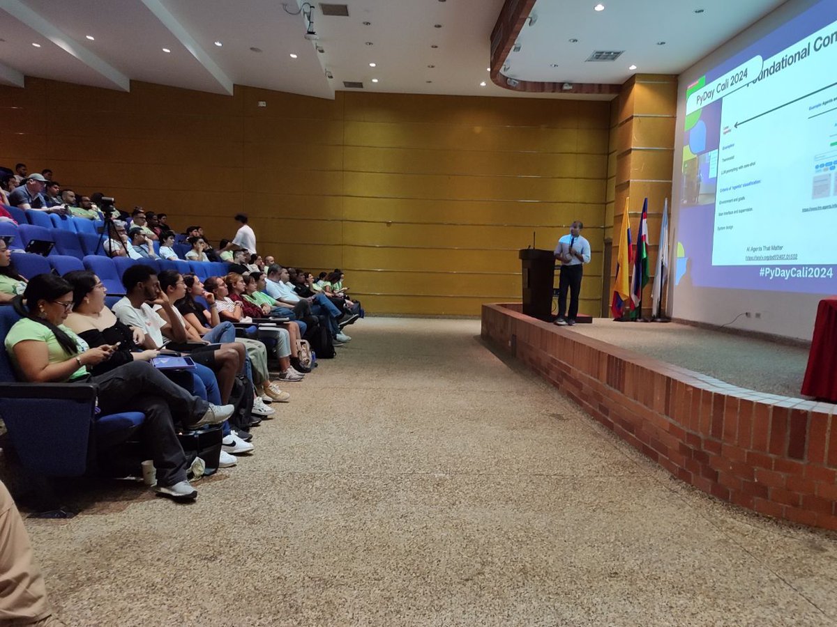 pythoncali's tweet image. LLM Agents in Action: Bridging AI Theory with Real-World Applications. En vivo y en directo Hernan Benitez
buff.ly/4dVVj3l
#PyDayCali2024 #python #pythoncali