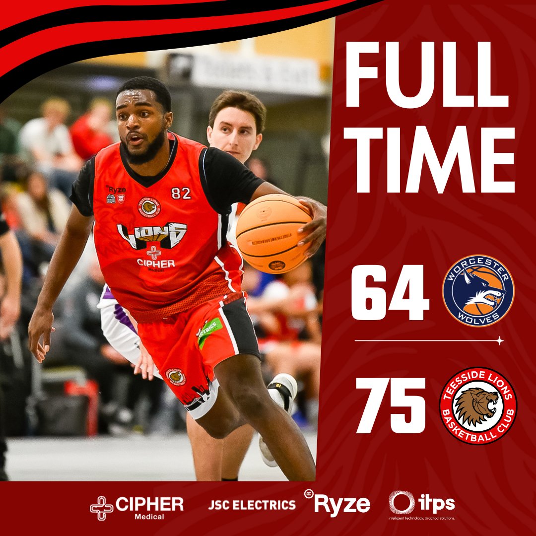 Teesside Lions Basketball (@teessidelions) on Twitter photo What A Win!
Marcello Maffezzoli steps up in fourth with 13pts to secure big victory at <a href="/UW_Wolves/">Worcester Wolves</a>
Brenden Patrick led the scorers with 25pts
See you next Sat at Olympia when we host Liverpool
Tickets | TeessideLions.com
#teessidelions #basketball #teesside #LionsRoar What A Win!
Marcello Maffezzoli steps up in fourth with 13pts to secure big victory at <a href="/UW_Wolves/">Worcester Wolves</a>
Brenden Patrick led the scorers with 25pts
See you next Sat at Olympia when we host Liverpool
Tickets | TeessideLions.com
#teessidelions #basketball #teesside #LionsRoar