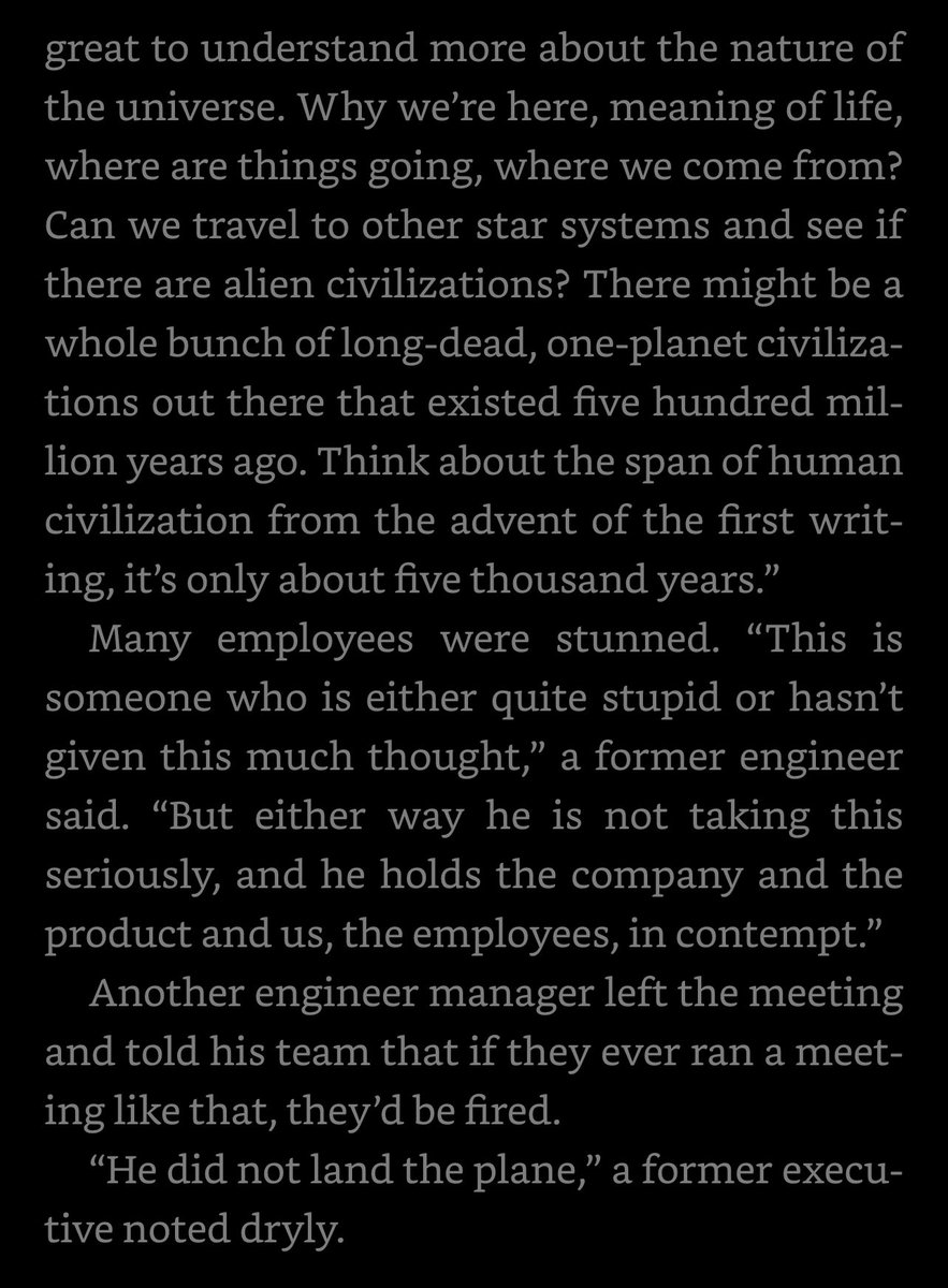 esjesjesj's tweet image. The description of Elon’s very first all hands meeting with the Twitter staff is insane. They all thought he was a moron after.