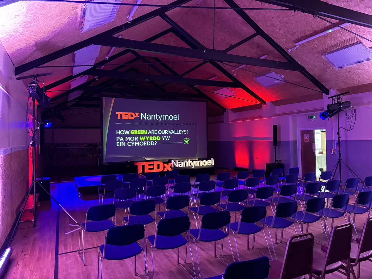 After weeks of rehearsals and planning, today we gathered at <a href="/NantymoelClub/">MEM -Nantymoel Boys And Girls Club</a> for the final rehearsal before tomorrow’s <a href="/TEDxNantymoel/">TEDxNantymoel</a> event

The amazing tech team from @awen_wales set everything up, and we are ready to go!

#ideaschangeeverything #TEDx #nantymoel