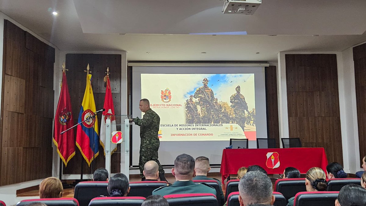 ReservaBr7's tweet photo. Los Profesionales Oficiales de Reserva COAMI DIV4 y Br22 realizarán curso de Operaciones Psicológicas  #OPSIC No.48 y 49 que se llevará acabo en la Escuela de Misiones Internacionales y Acccion Integral - ESMAI con la integración de los POR DE fuerza Aérea y Armada Nacional. https://t.co/WlSj4p0YwS