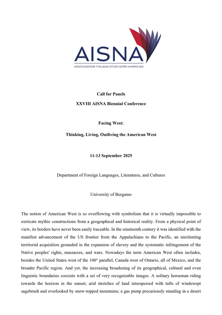 IASA - International American Studies Association tweet media