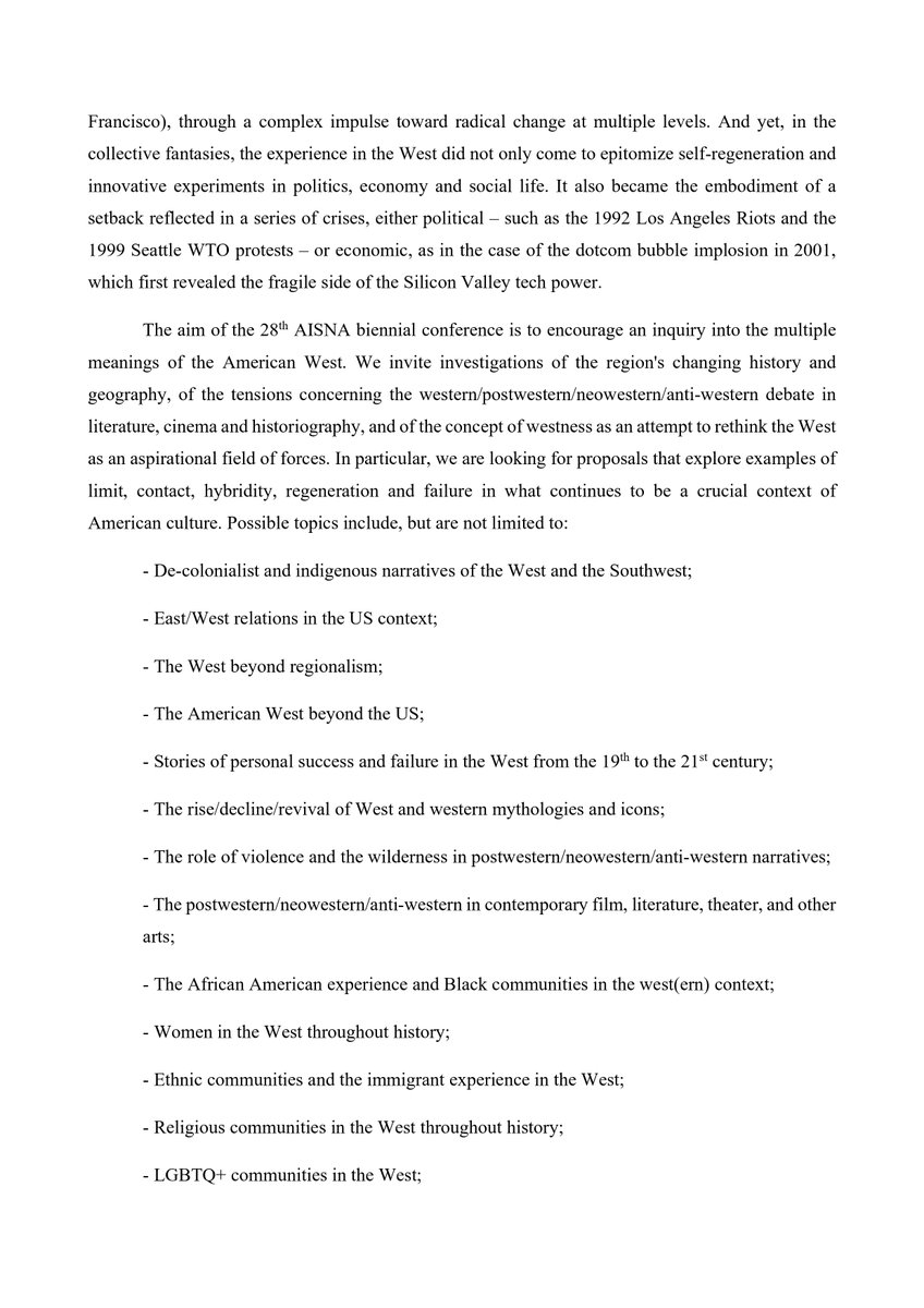 IASA - International American Studies Association tweet media