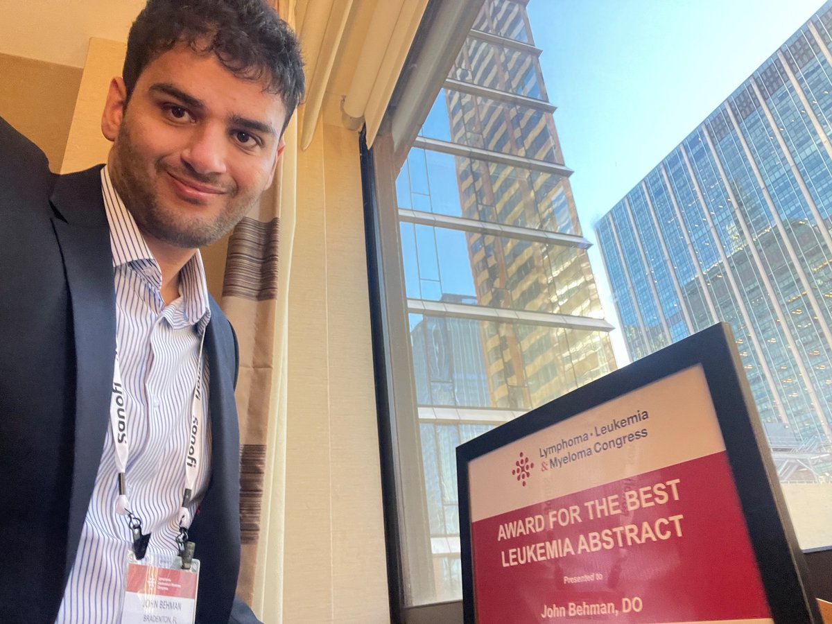 John Behman, DO (@behmanjg) on Twitter photo Unforgettable memories! Thank you so much for an incredible honor and privilege. Truly a proud moment - #BestLeukemiaAbstract at #llmcongress2024
#Leukemia <a href="/HemOncFellows/">Hem-Onc Fellows Network</a> Unforgettable memories! Thank you so much for an incredible honor and privilege. Truly a proud moment - #BestLeukemiaAbstract at #llmcongress2024
#Leukemia <a href="/HemOncFellows/">Hem-Onc Fellows Network</a>