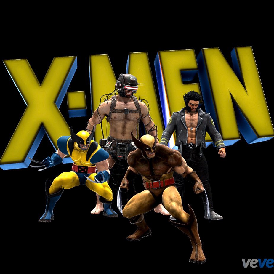 4 Wolverines Variants only on Veve Digital Collectibles’ app. 
✅✅✅✅🟩