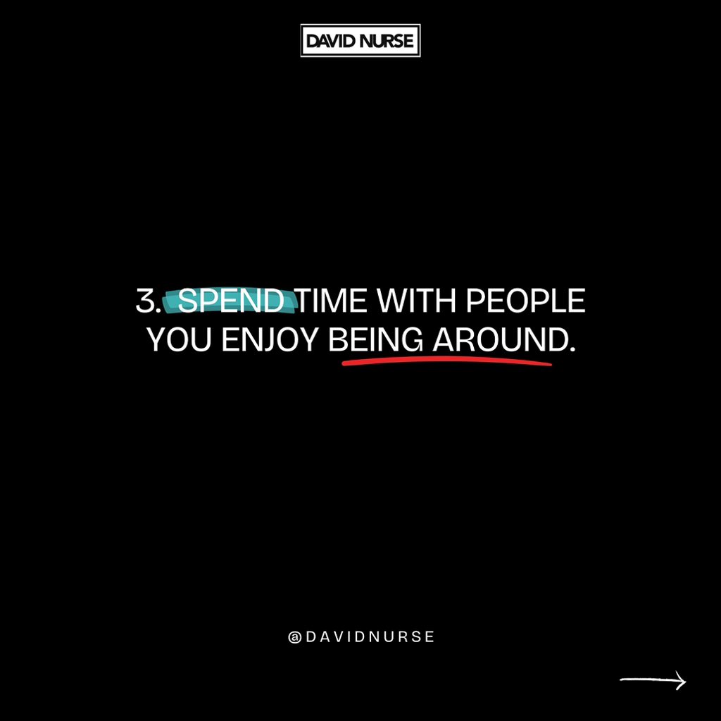 DavidNurseNBA's tweet image. 3 Things That Will Change Your Entire Day!

1. At least 5 min of quiet time in the morning. 20-30 is ideal.

2. WORKOUT! A workout you enjoy.

3, Spend time with people you enjoy being around.

#TransformYourDay #DailyWellness #MorningRoutine #FeelGoodHabits #HealthyLifestyle