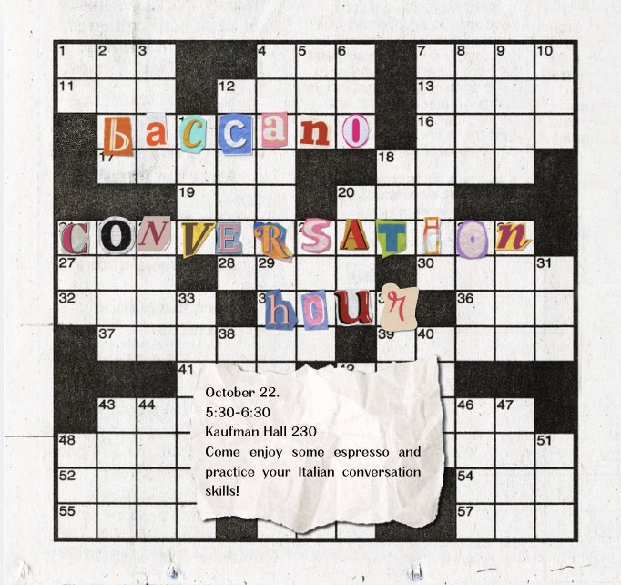 OUItalian's tweet image. The Italian Club invites you to our next conversation hour! Join us this coming Tuesday for coffee and a chat!