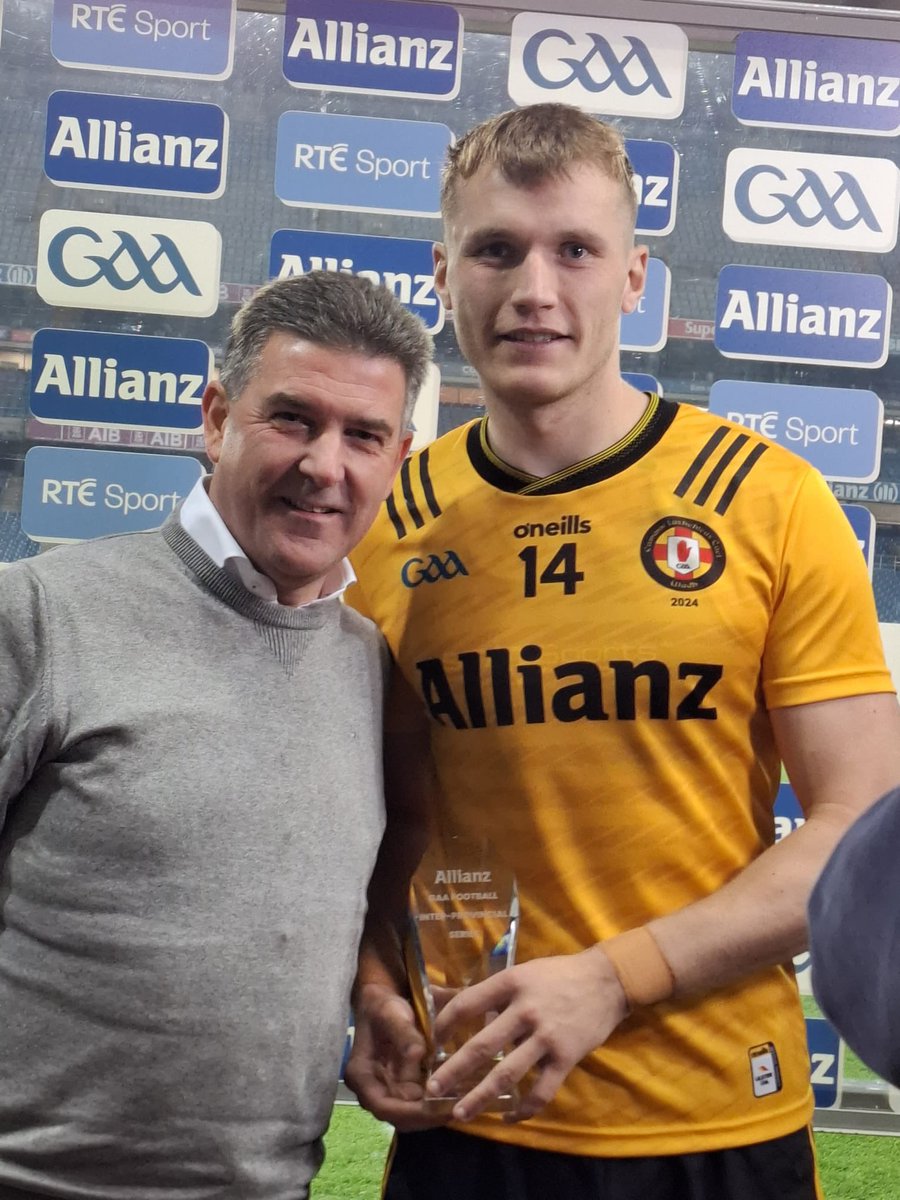 officialgaa's tweet photo. After an exciting end to the weekend Rian O’Neill has been voted your Allianz Man of the Match - Comhghairdeas 👏 https://t.co/v4mgX9GleN