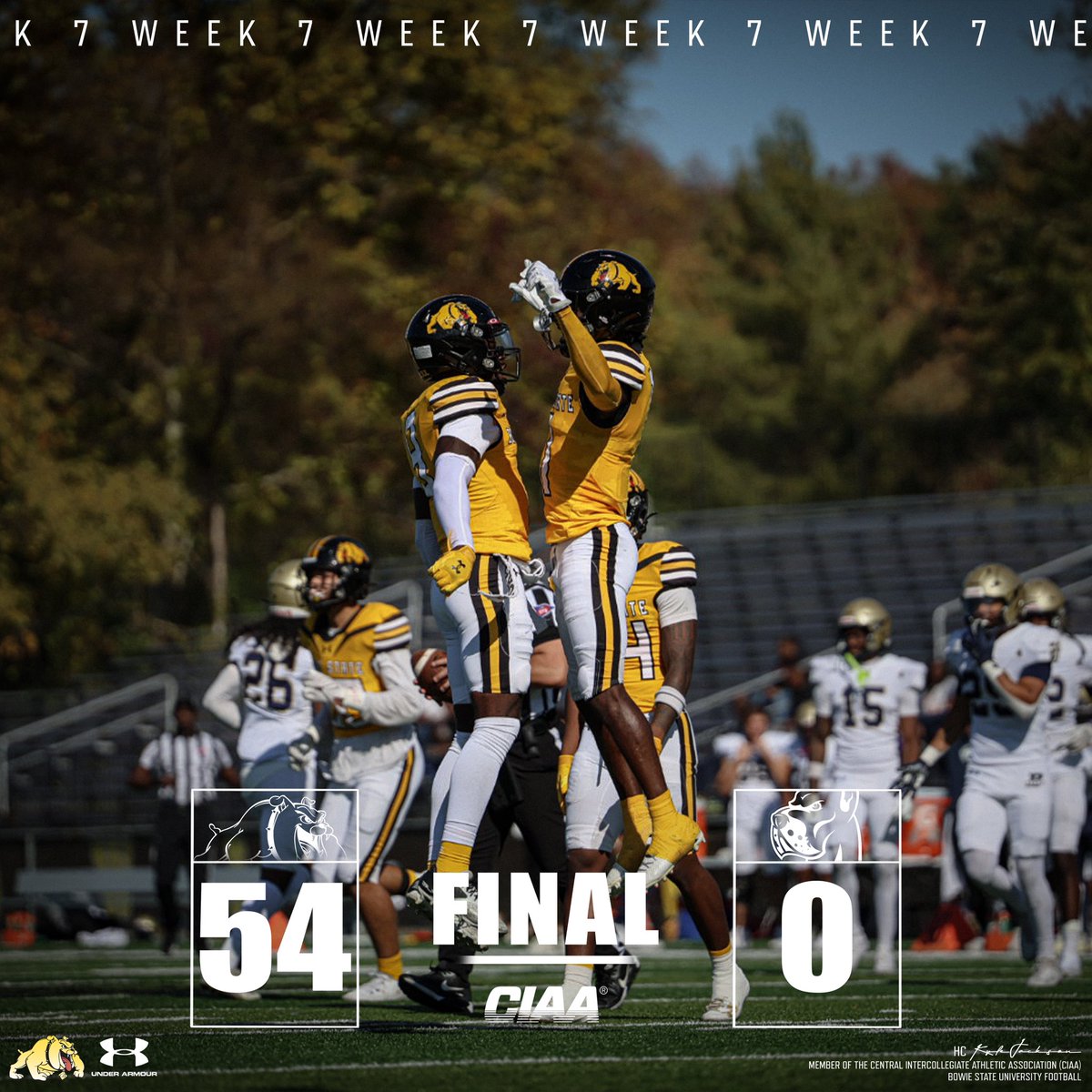 BSU_Sports_Info's tweet photo. FB| Spanked Them 🖤💛 

#BullDogNation | #BiteDown https://t.co/hqvTa9XjwJ