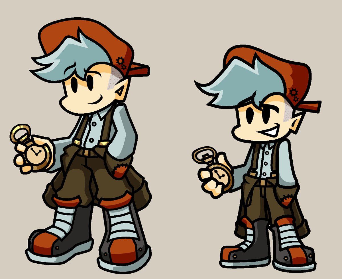 Been a while since we've shown anything art-related.
Here! Have a 1-year revamp of Floyd's sprites!

#FridayNightFunkin #FridayNightFunkinMod #FNF #FNFMod #SteampunkFunkAU
