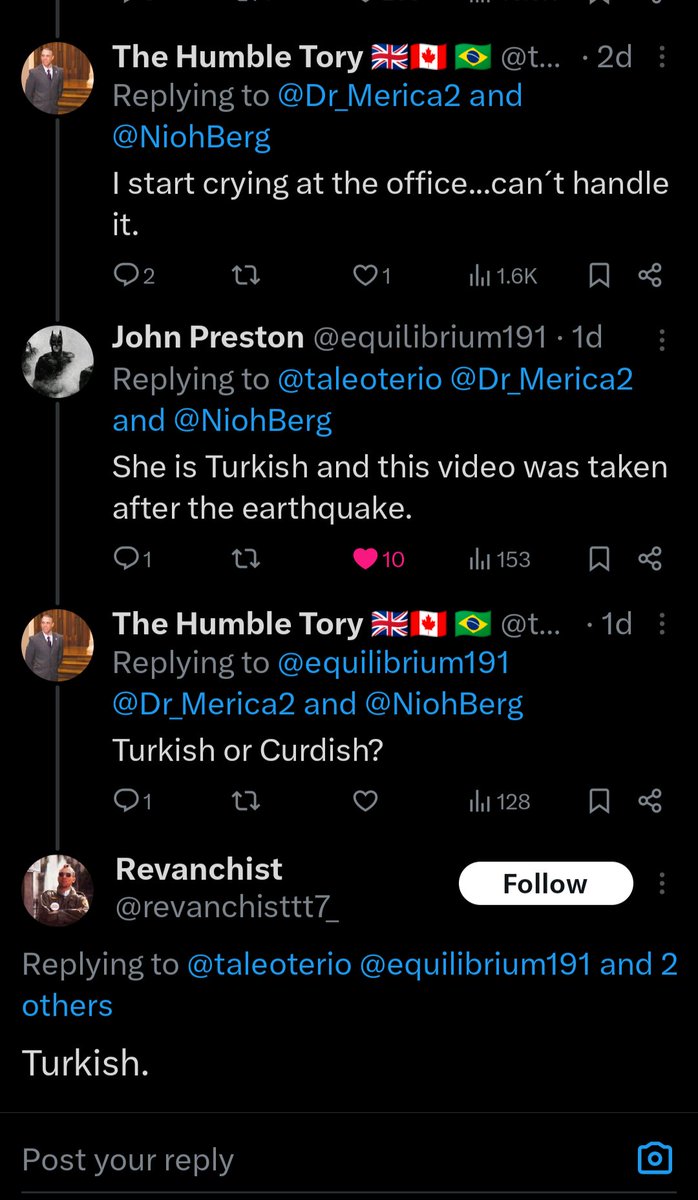 smart_heart24's tweet photo. Showing a Turkish girl during Türkiye earthquake in 2023 as kurdish
#propaganda
& shéèple are believing it & crying
But as soon as they hear that kid is Turkish they stopped crying
#hypocrite #pureevils
They way how this tory asks nationality of the kid is so disgusting 🤮 https://t.co/HGPPS03fHB