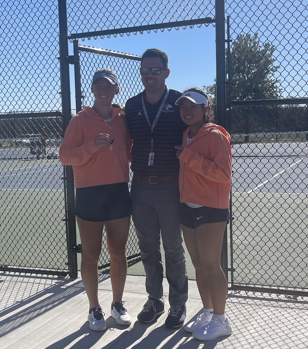 Brooke Coffman and Gabby Lee brought home their 4th sectional title. Good luck at state next week!