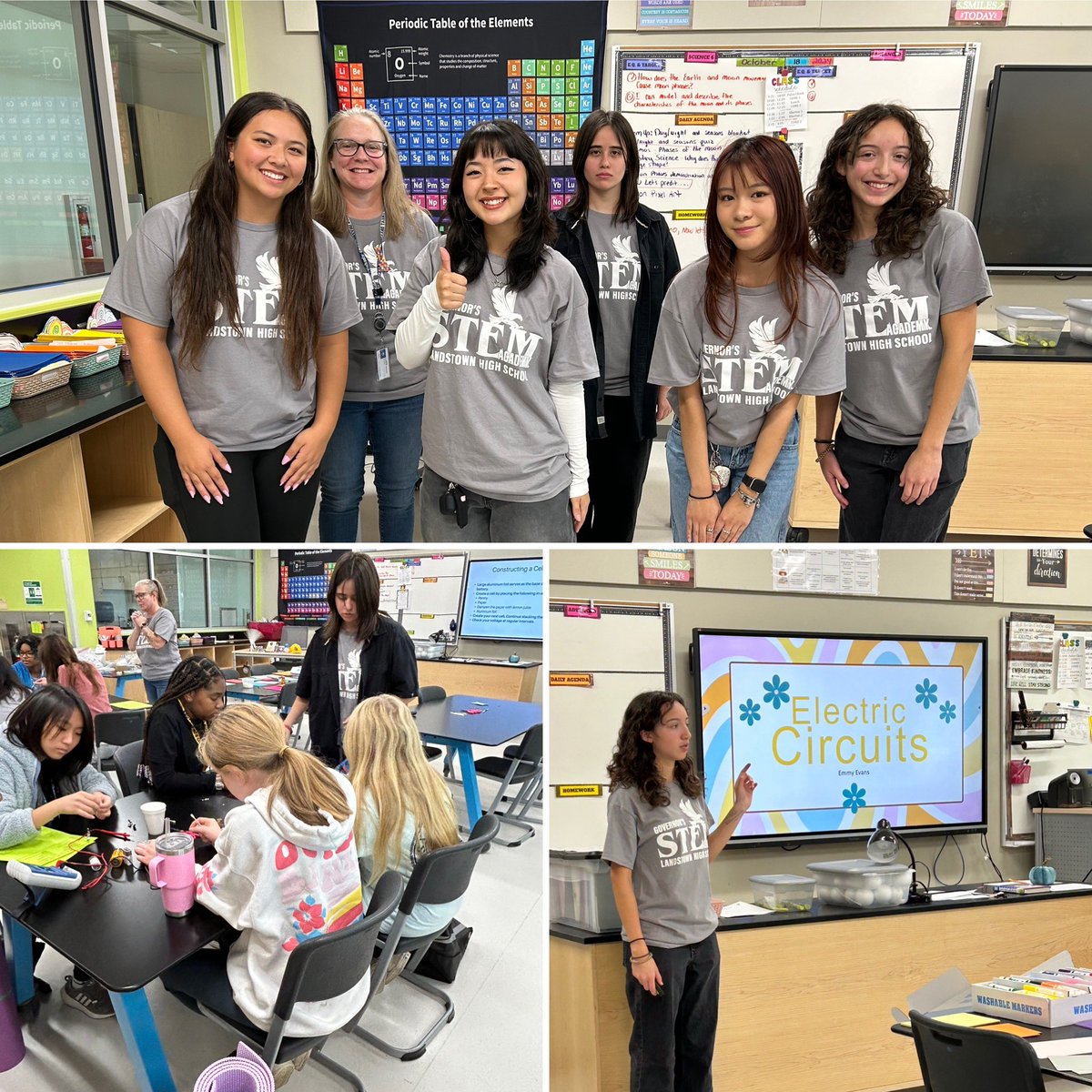 senorajenmorris's tweet image. The @LandstownEagles did a phenomenal job showcasing the many ways STEM is everywhere and that the future is STEM at the @vbschools Beach Girls Rock event. Thank you Ms. Wong &amp;amp; Ms. Johnson - the stellar Science teachers that served as sponsors. #EagleNation