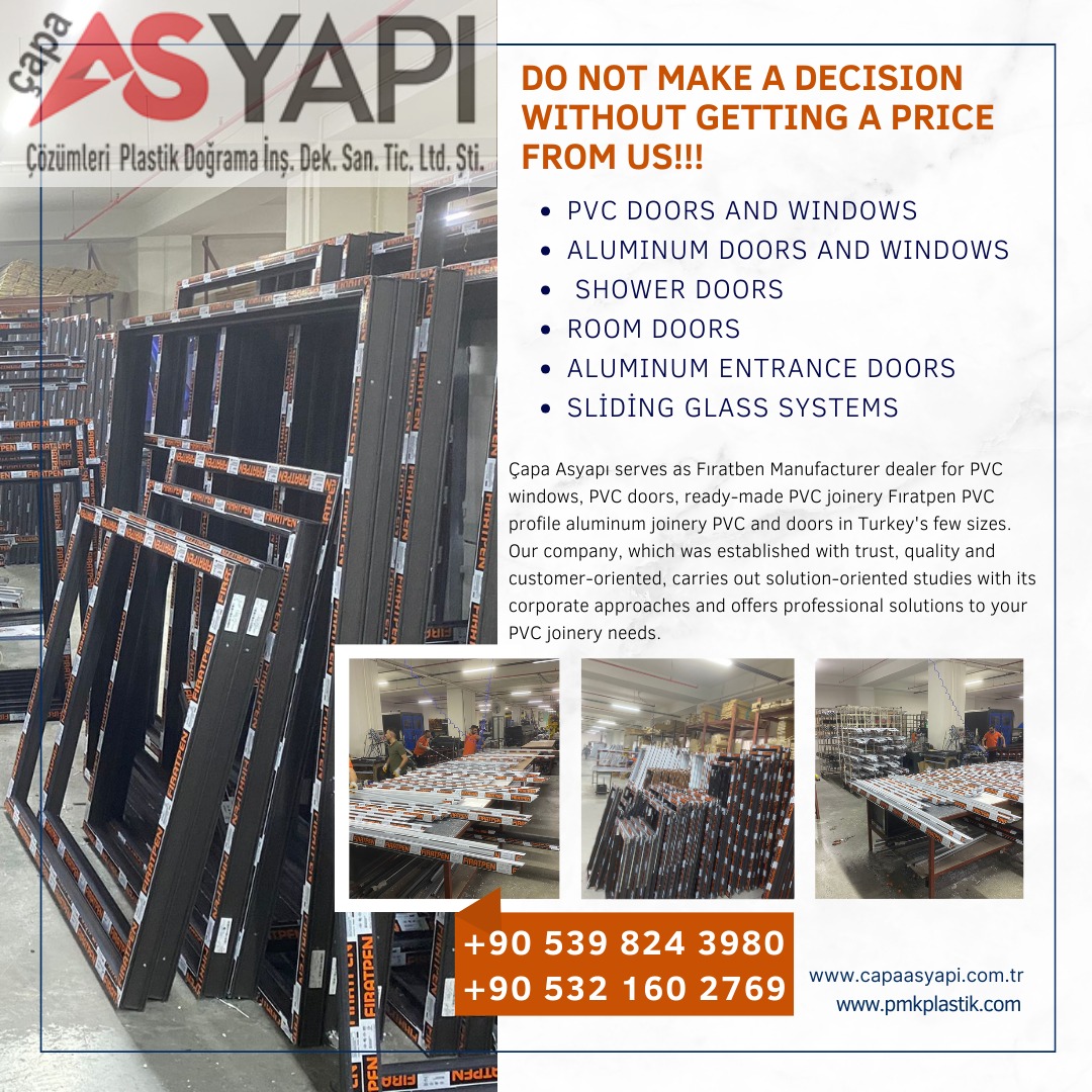 pmkplastik's tweet image. pmkplastik.com

Turkey's largest PVC window and door manufacturer Çapa Asyapı serves as Fıratben Manufacturer dealer for PVC windows, PVC doors, ready-made PVC joinery Fıratpen PVC profile aluminum joinery PVC and doors in Turkey's few sizes.

#pvcwindow #pvcdoor #turkey