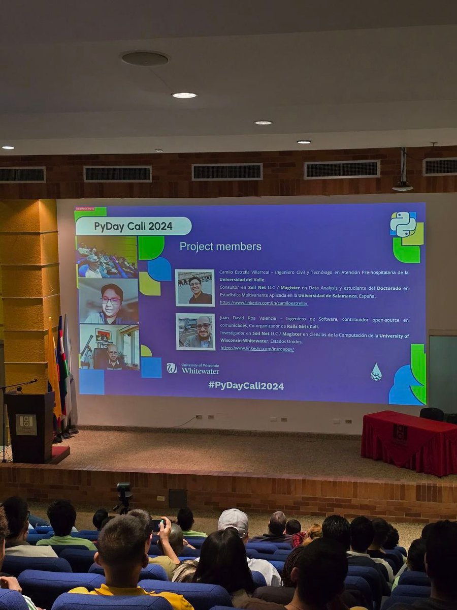 pythoncali's tweet image. Aplicaciones Reales de Machine Learning y Data Science en Agronomía. En vivo y en directo Juan Roa y Camilo Estrella
buff.ly/4dVVj3l
#PyDayCali2024 #python #pythoncali
