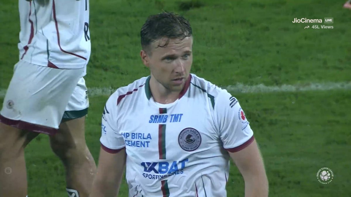 Greg Stewart vs East Bengal in the Kolkata Derby 🟢🔴

49 Touches
5/6 long balls completed
89% passing accuracy
8 crosses
3 key passes

The cream of the crop ✨

#KolkataDerby #MohunBagan #ISL