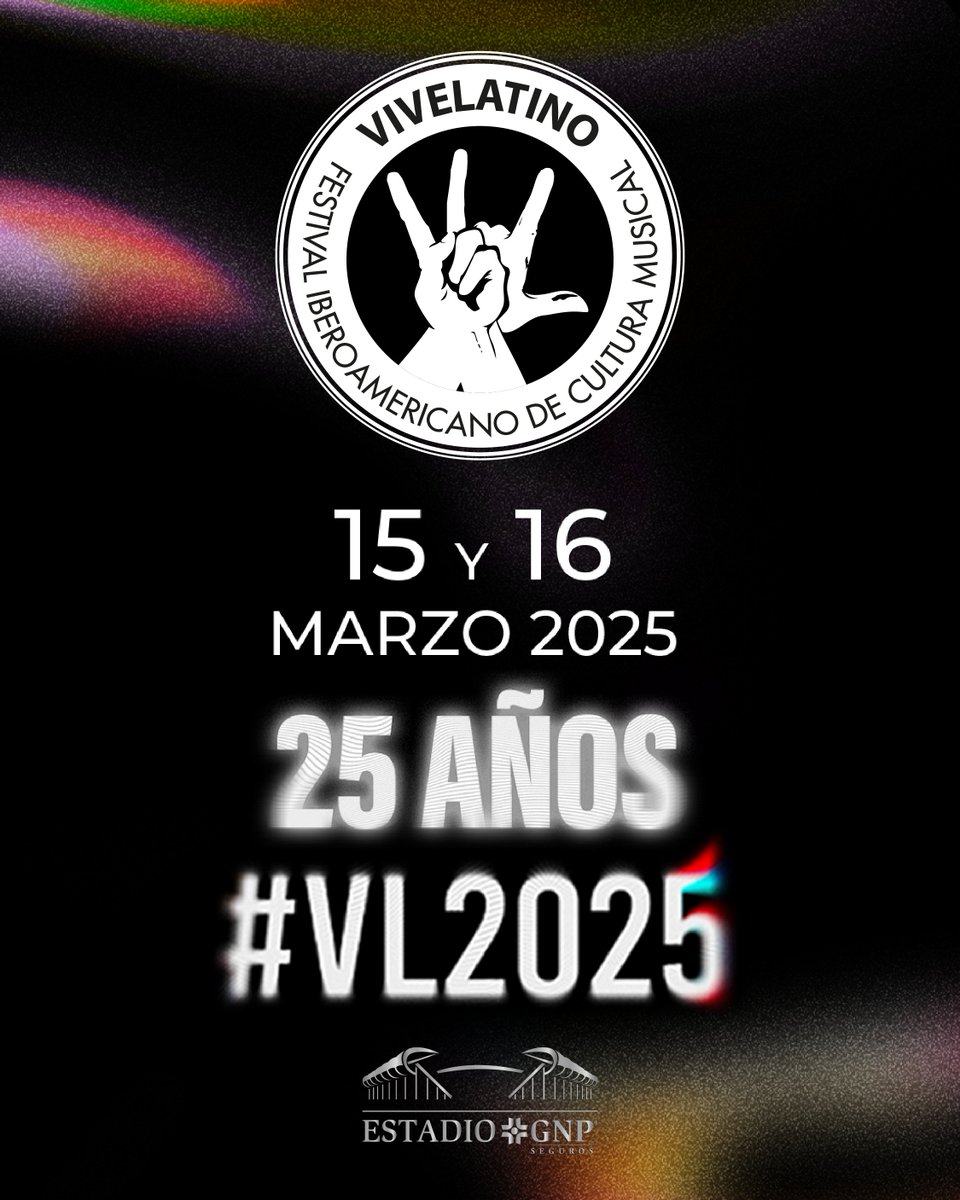 vivelatino's tweet image. La celebración comienza. 🤘⚡️
15 y 16 de marzo, 2025
📍  Estadio GNP Seguros

#VL25

@amazonmex
