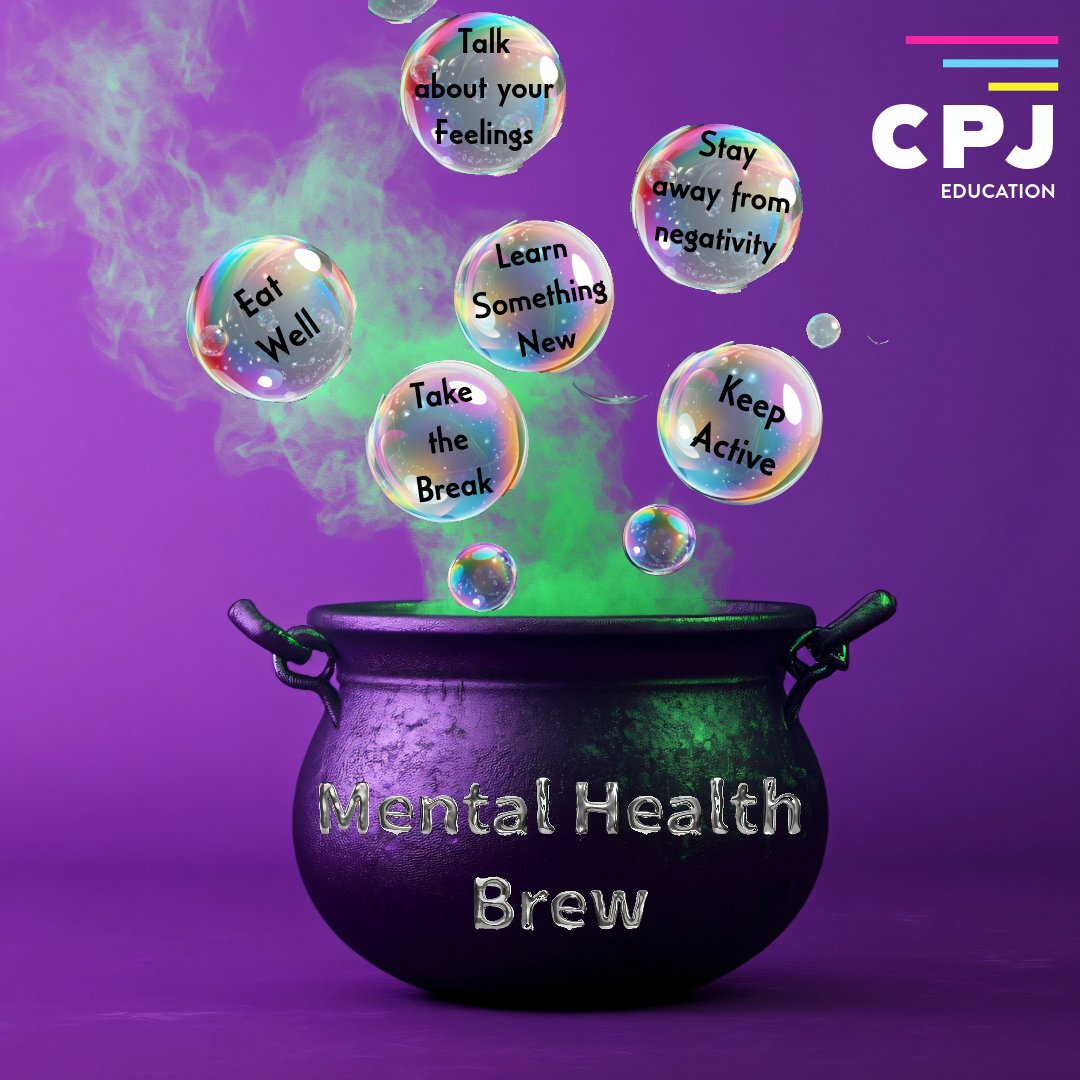 CpjEducation's tweet photo. Make yourself a Mental Health Brew not just for this spooky season but for all seasons! We provide Mental Health awareness courses for all, tailored to suit your needs...get in touch today for more information!
#mentalhealth #education #awareness https://t.co/levvYaX5c1