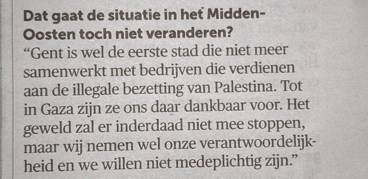 luc_teugels's tweet photo. Interview met Hafsa El-Bazioui, Groen Gent. 
Fier op deze stellingname. https://t.co/KaPbJsdMey