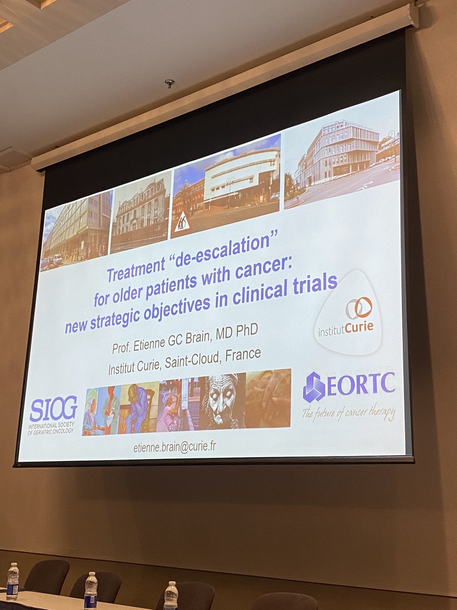 CapuBaldini's tweet photo. ‼️ Important talk by @EtienneB66 on de-escalation studies in older patients:
👉 Sometimes less is more 💪 
👉 not always design non inferiority trials with a gold standard validated in younger patients
👉 simplify the research 
👉 use patient centered endpoint https://t.co/GdvjmCOV5O