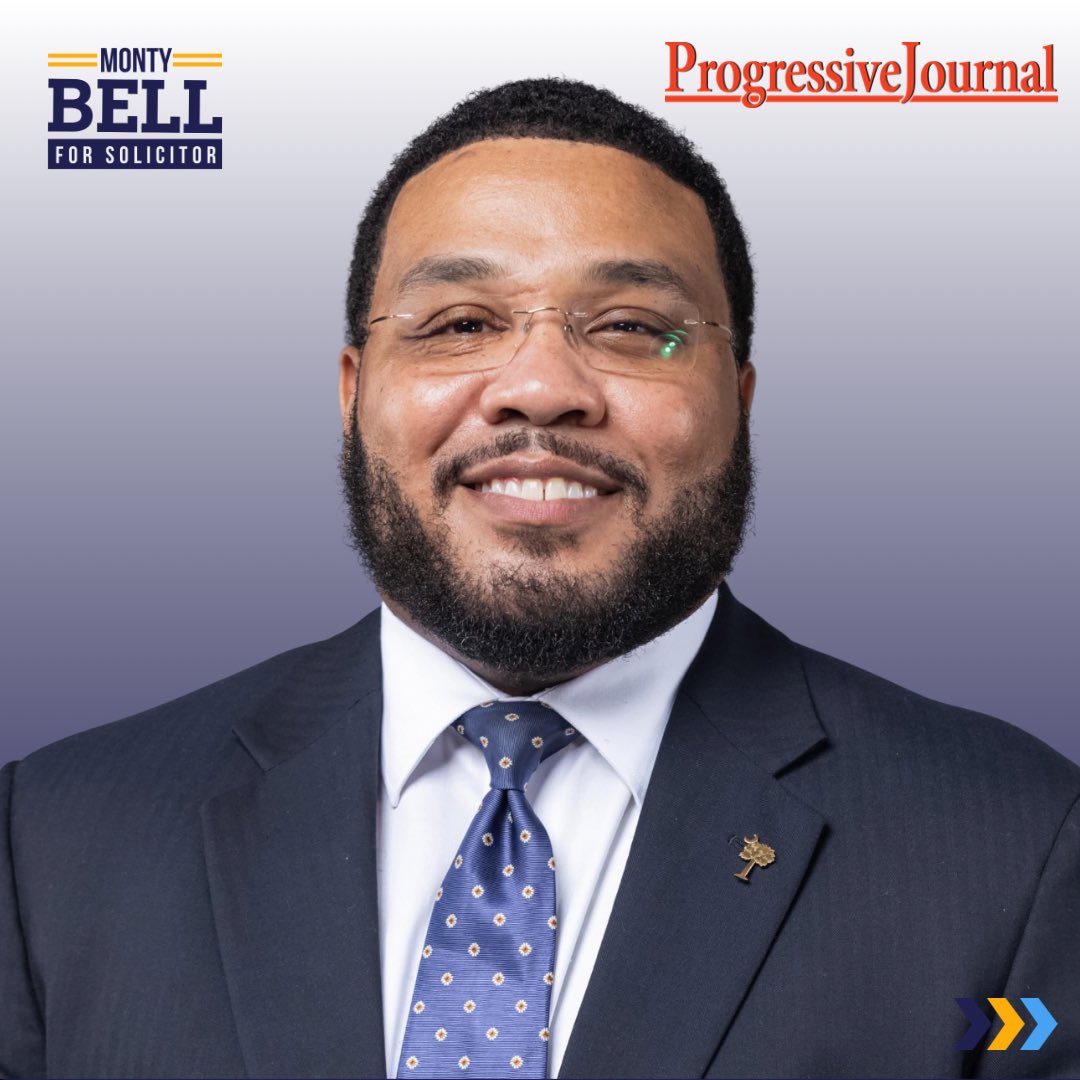 MontybellforSC's tweet photo. Why am I seeking the office of Solicitor? Find out the answer to this question and so much more by reading my Progressive Candidate Questionnaire in Progressive Journal! The link can be found in our bio. #MontyForSolicitor https://t.co/sI0M40pgsU