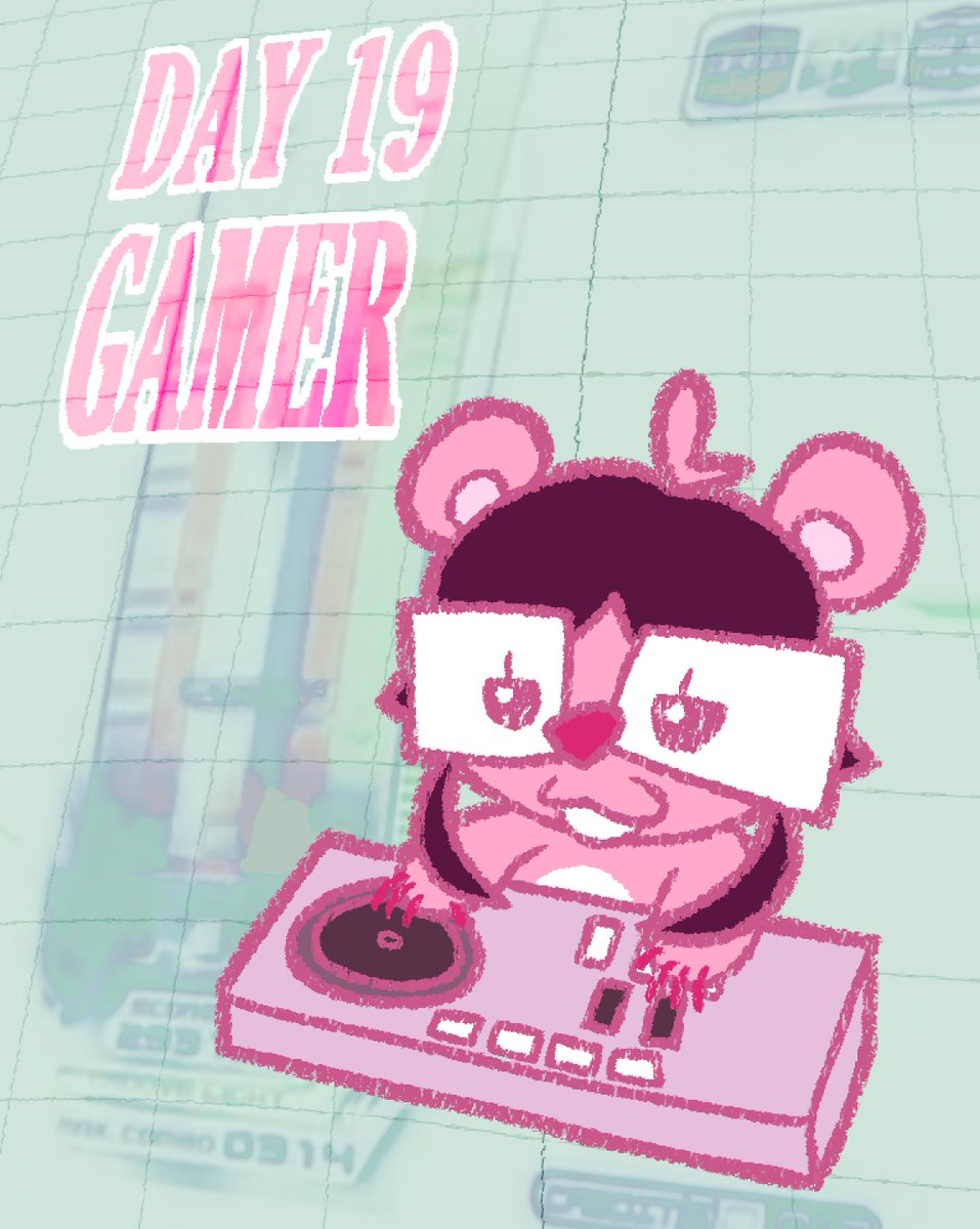 day 19… gamer!! 

I didn’t have much time for today so I rushed, sorry >>!! also it’s a redraw of <a href="/SaintSFGil/">Saint “Super Freak” Gil</a> ’s pfp/drawing of Sanun pinky crushin

#cutegirltober // #cutegirltober2024