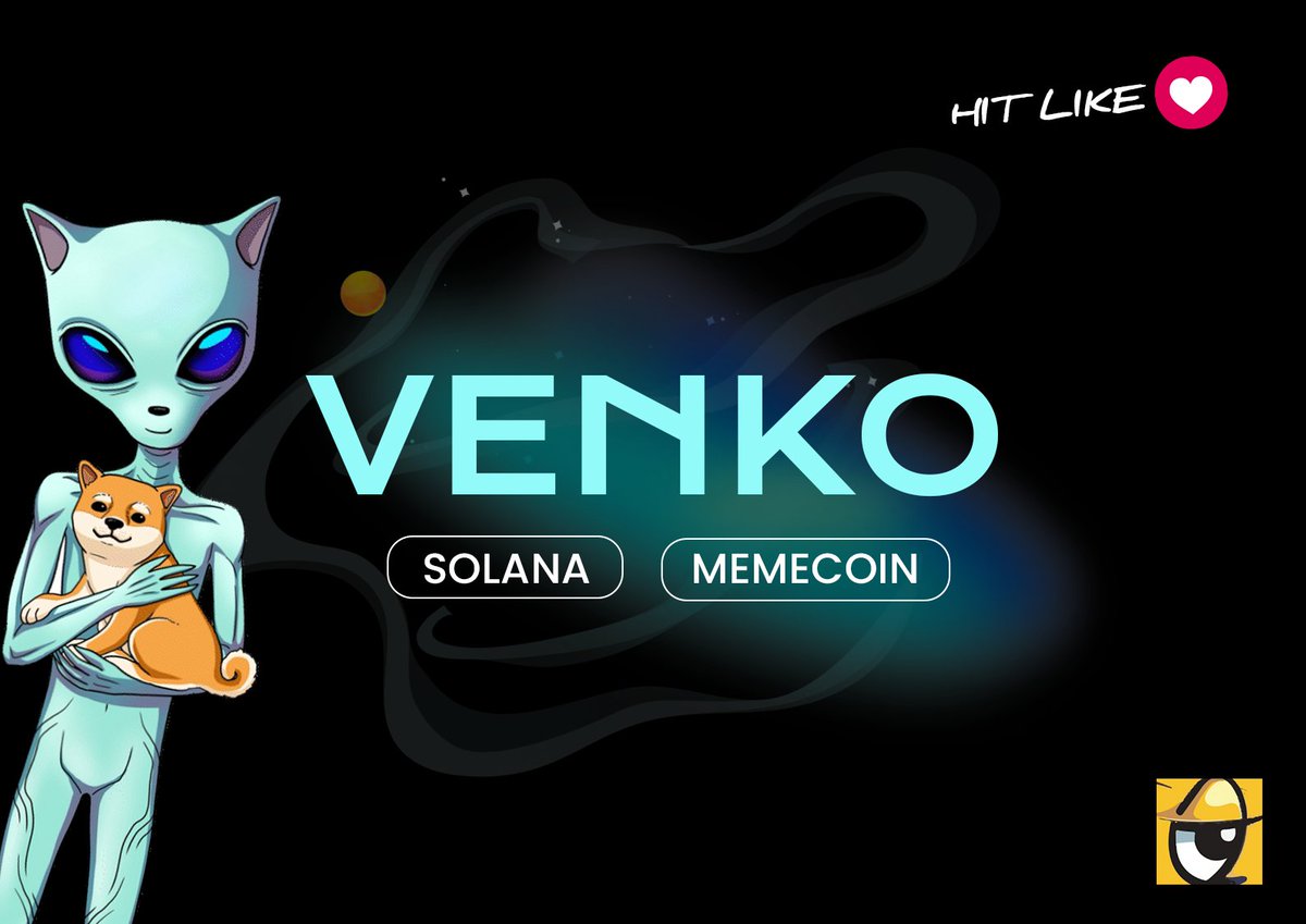 WhaleReporter's tweet photo. $VENKO is the meme token you need to know about. 

🌌 Real utilities like UAPsnap for UFO sightings
🌌 Alienium: a decentralized social platform for UFO enthusiasts.
🌌 Powered by Solana blockchain
🌌 Join the alien invasion! @VenkoCoin

#VENKO #MemeCommunity #CryptoUtility https://t.co/abLhVdEDI8