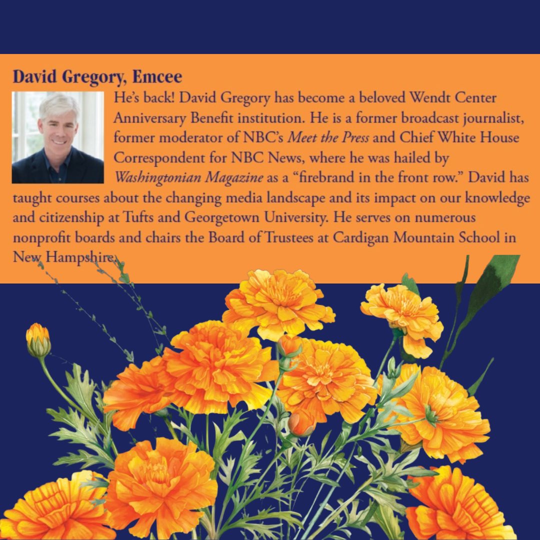 Our annual gala is a favored event and our largest fundraiser. Reception, dinner program and live auction proceeds benefit DC area communities impacted by grief and trauma. Please join us to help make a difference. Tickets and sponsorships available now! one.bidpal.net/wendtbenefit20…