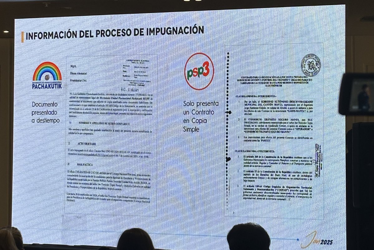 ormaza_edi36148's tweet photo. Qué coincidencia que justamente las impugnaciones de PSP y PK sean exactamente las mismas, con punto y coma. 

#TopicPresidente
#TopicCalvache2025 https://t.co/tQShqjuFm6