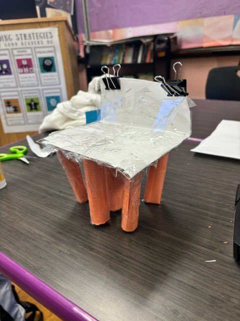 Nothing like #Homecoming Day Team building with the Cell Phone Chair Team Challenge! Shout to Ms. Enstrom’s <a href="/AVID4College/">AVID</a> 10th graders for their winning designs! #Avid4possibility #collaboration @network14cps