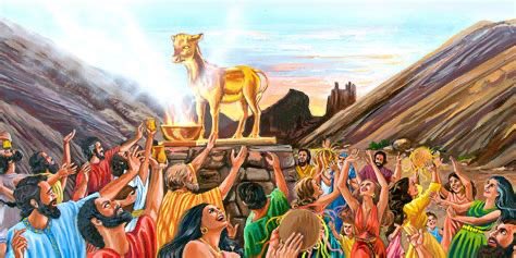 Jews couldn’t even wait 40 days at the base of Mount Sinai without creating a golden calf as a false idol.