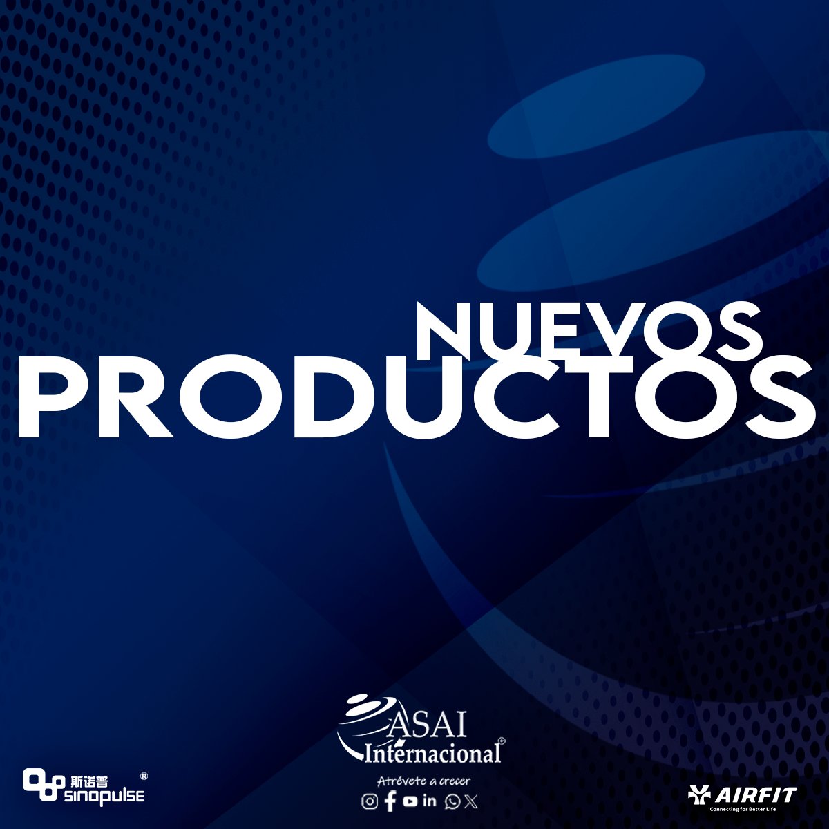 ASAIINTERNACIO1's tweet photo. 🟢¡Conoce los nuevos productos que recién acaban de llegar! 🔵
Todos con la calidad que nos distingue.
Somos distribuidores exclusivos de Sinopulse Hose Factory Co.,Ltd
¡Contáctanos ya!
#ASAIInternacional #AtreveteACrecer https://t.co/nD7BvF93Im