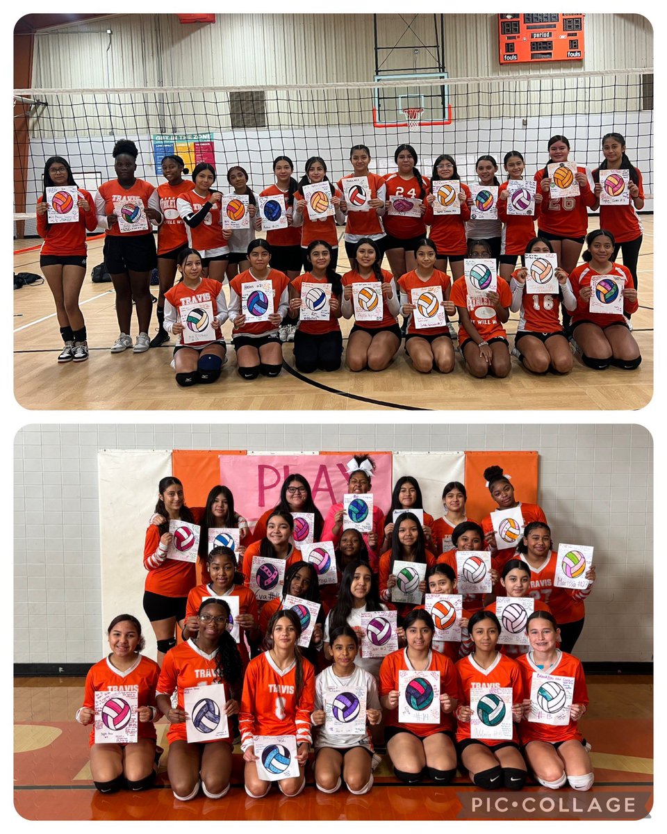 Lady_Bobcats's tweet photo. Lady Bobcats head to the championship game!!!! All 4 teams play at 1:00! 7th at Johnson and 8th “A” at Lamar and “B” at Austin! Come support @TravisMSBobcats volleyball!!!! https://t.co/aCDuPYpEuB