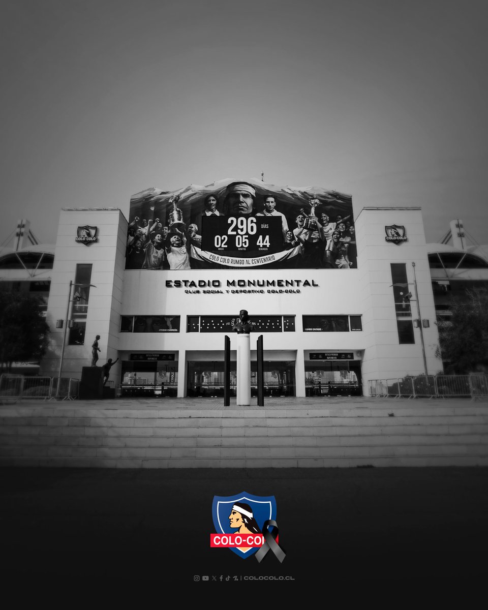 ColoColo's tweet photo. Como club, lamentamos el sensible fallecimiento del familiar de nuestro jugador Carlos Palacios. Desde Colo-Colo enviamos nuestras condolencias a toda la familia que atraviesa por tan difícil momento y los acompañamos en su pena🪽🥀 https://t.co/PnuKdoSRtV