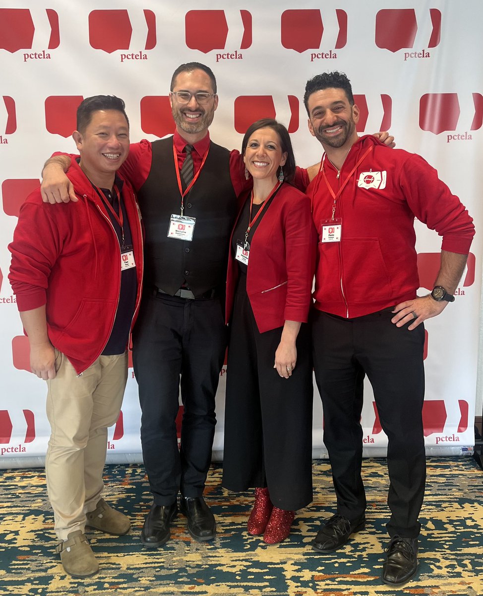JENTONEY's tweet image. It has been a joy to lead with this team for @PCTELANews #PCTELA24! Thank you for all of your hard work, @Phamtatorship, @MrTSVedu, &amp;amp; @NAEmmanuele! You are all incredible educators and I am honored to call you my colleagues and friends! 👩🏻‍🏫❤️✏️📚📓🎉 #PAProudEducator #TeacherLife