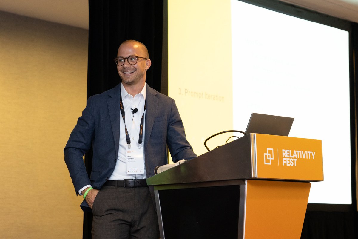 "Where are your chatbot interactions going to fall on that spectrum?" asked Benjamin Sexton, VP of #eDiscovery at <a href="/JND_LA/">JND</a>, during a #RelativityFest discussion on negotiations over data sources. ow.ly/qVWa50TOTUP #Legaltech