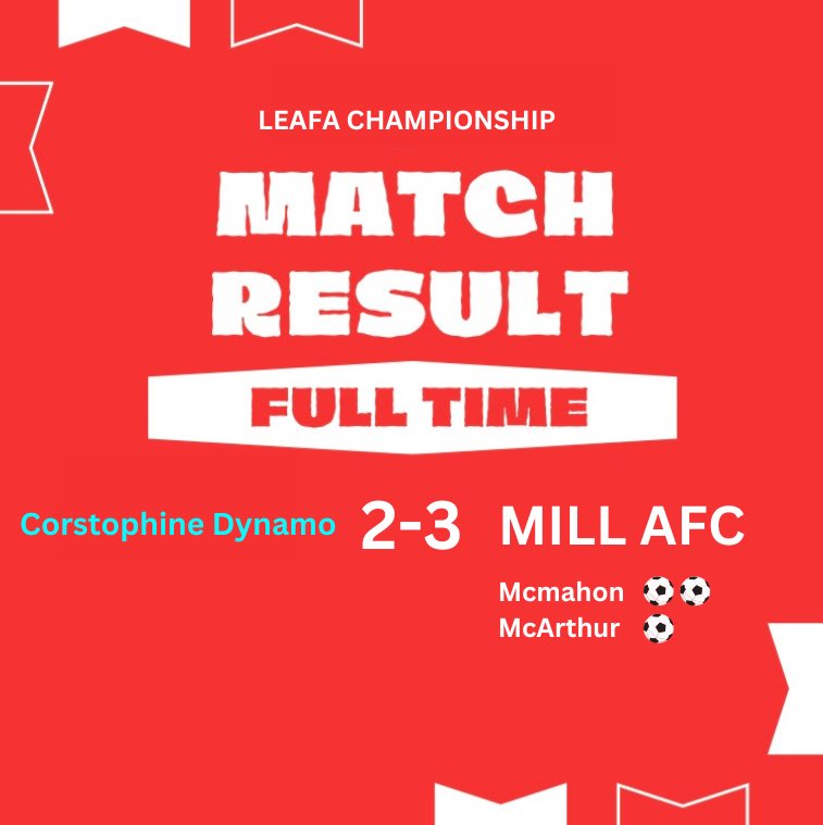 Mill_AFC's tweet photo. What a performance from the lads in the end. Despite being down to 10 men for 35 minutes, we dug deep and came away with the 3 points ⚽️ https://t.co/ZDOUGzq5oe