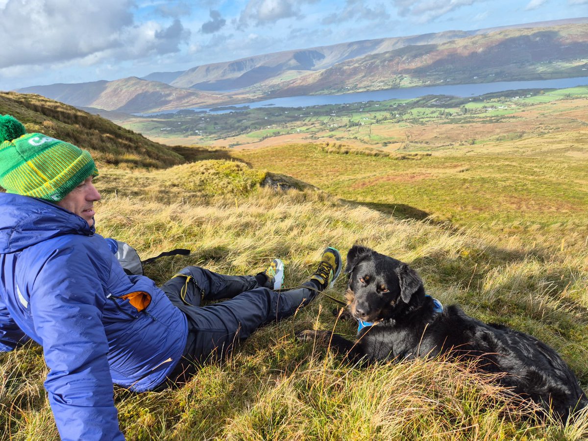 DeclanFahey2's tweet photo. Nice loop walk around 8. 5km up Mount Gable near An Fhairce ( Clonbur ), Co. Galway https://t.co/rtJxoBSoT7
