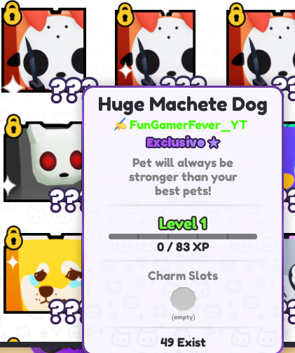 🎉GIVEAWAY TIME!!               
Signed Huge Machete Dog
-Follow <a href="/jayvjot/">Fun Gamer Fever</a>
-Like❤️&amp; Retweet🔁
-Sub &amp;📸youtube.com/fungamerfever
-Comment your Roblox Username                                                
🔥Winner chosen in 48 hours! GL everyone! 
#PetSimulator99 #petsim99